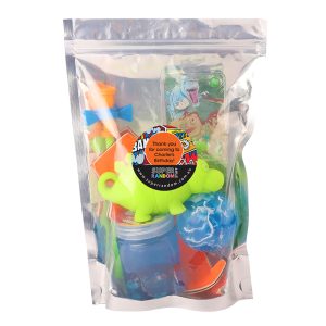 Dino Time Party Bag with Personalised Label