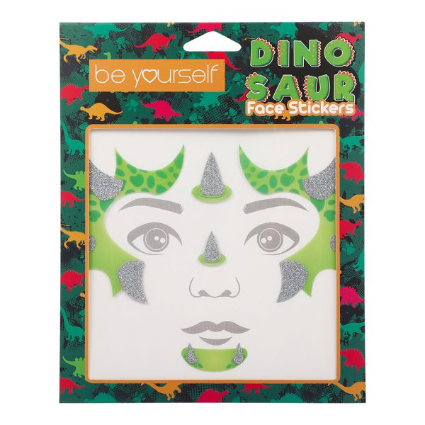Dinosaur Face Stickers