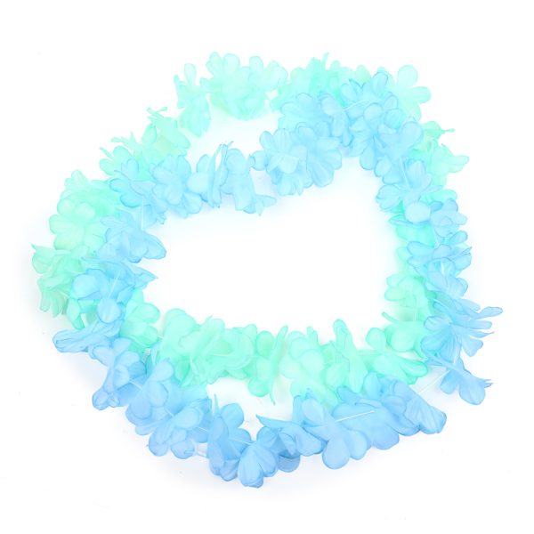 blue and green Pastel Leis
