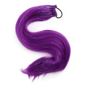 Hair Extension Hair Ring With Tinsel