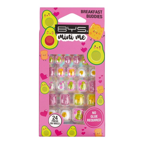 BYS Mini Me Breakfast Buddies Press On Nails