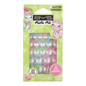 BYS Mini Me Glitter Dragons Press On Nails