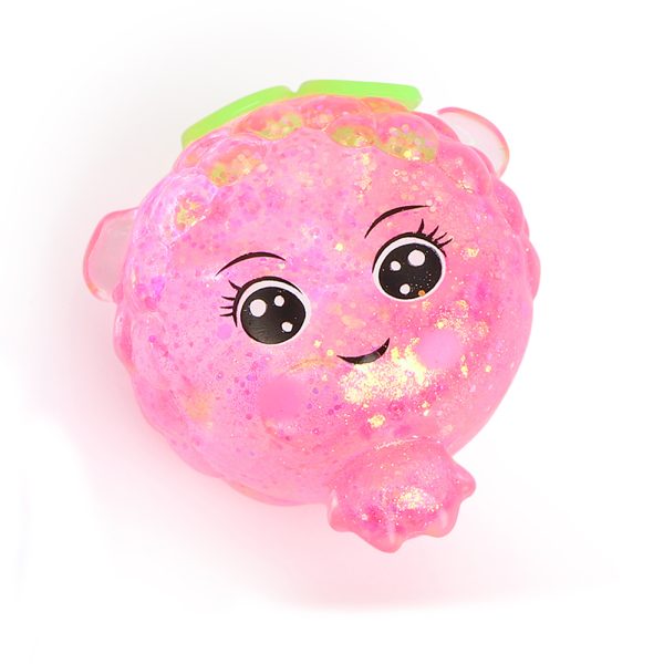 Glitter Fruit Squish Toy