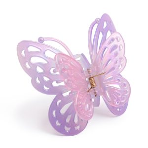 Iridescent Butterfly Claw Clip