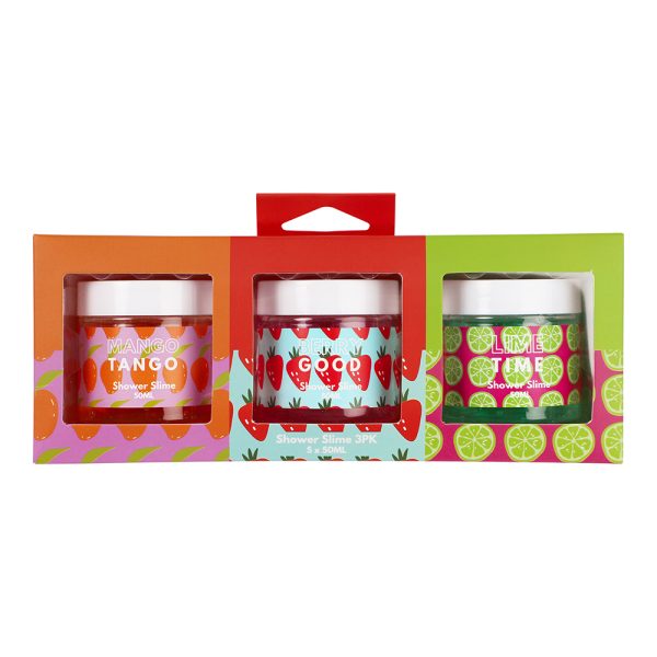 3pc Fruity Shower Slime Set