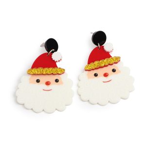 Christmas Earrings Santa