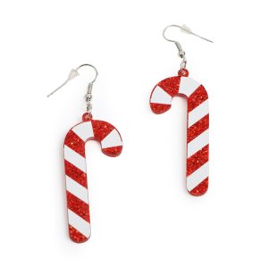 Christmas Earrings Candy Canes