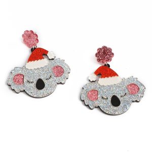 Christmas Earrings Festive Koala