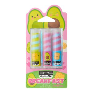 BYS Mini Me Breakfast Buddies 3pk Lipbalm Set