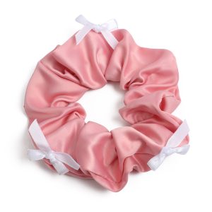 Satin Scrunchie With Small Bows