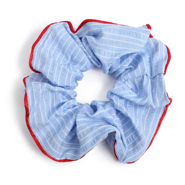 Jumbo Scrunchie With Red Edging