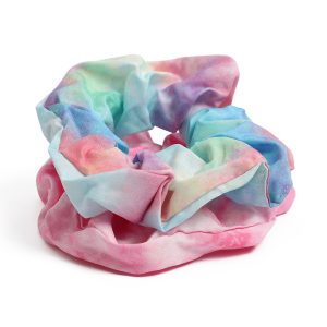 2pk Pastel Tie-Dye Scrunchies